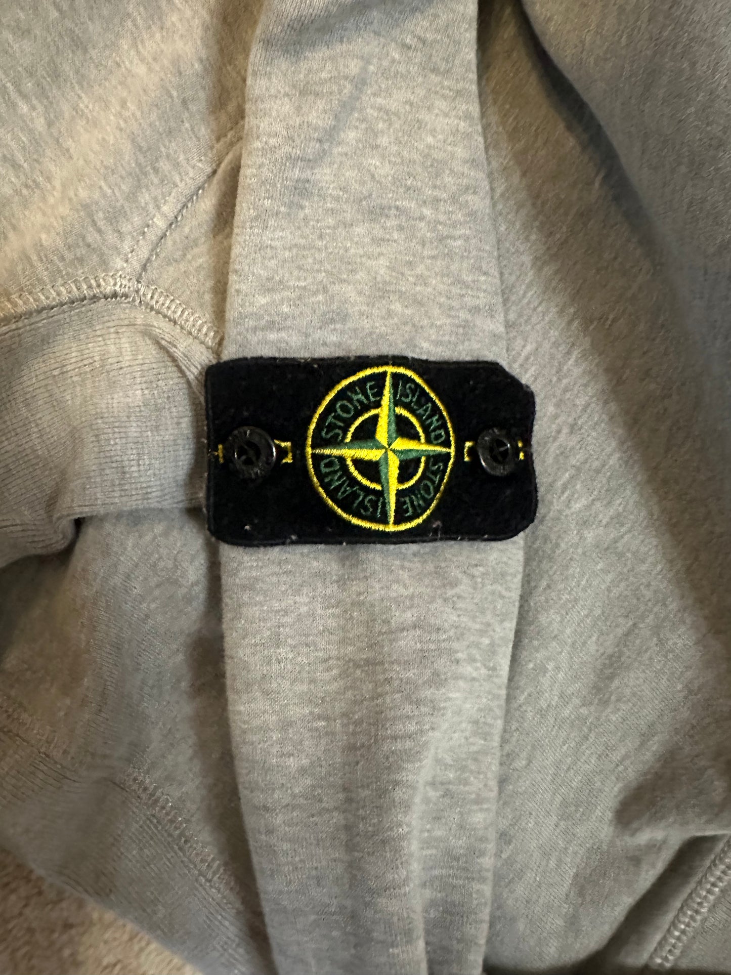 Stone Island Sweatshirt - Grey - Men's Small