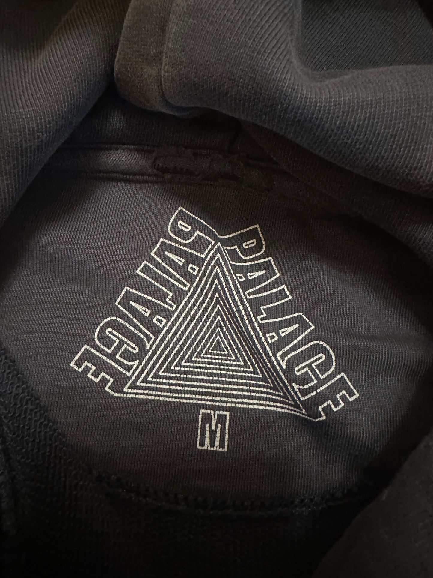 Palace Washed Out Tri-Ferg Hoodie - Navy - Men's M