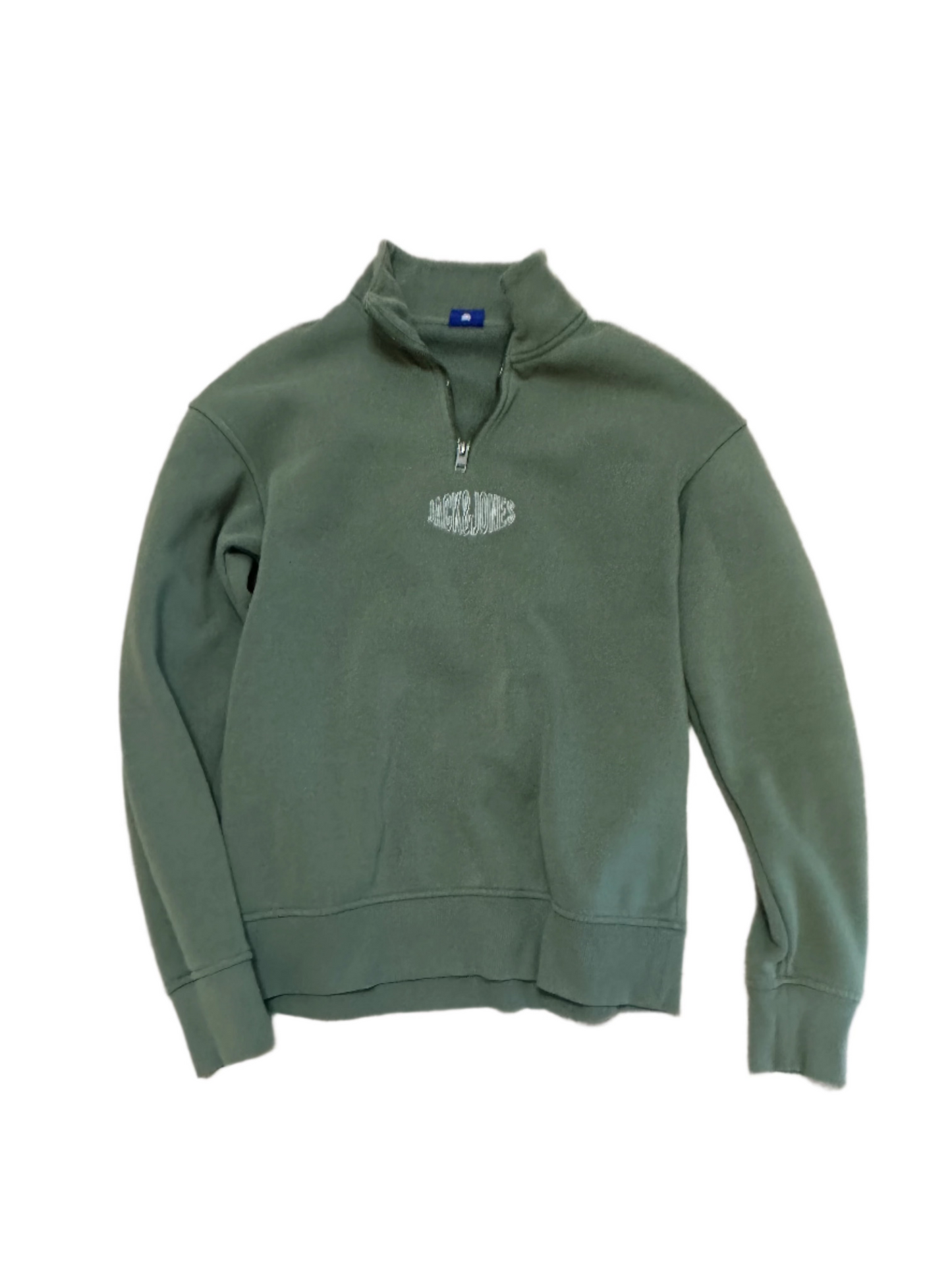 Jack & Jones Quarter Zip - Light Green - Men's S