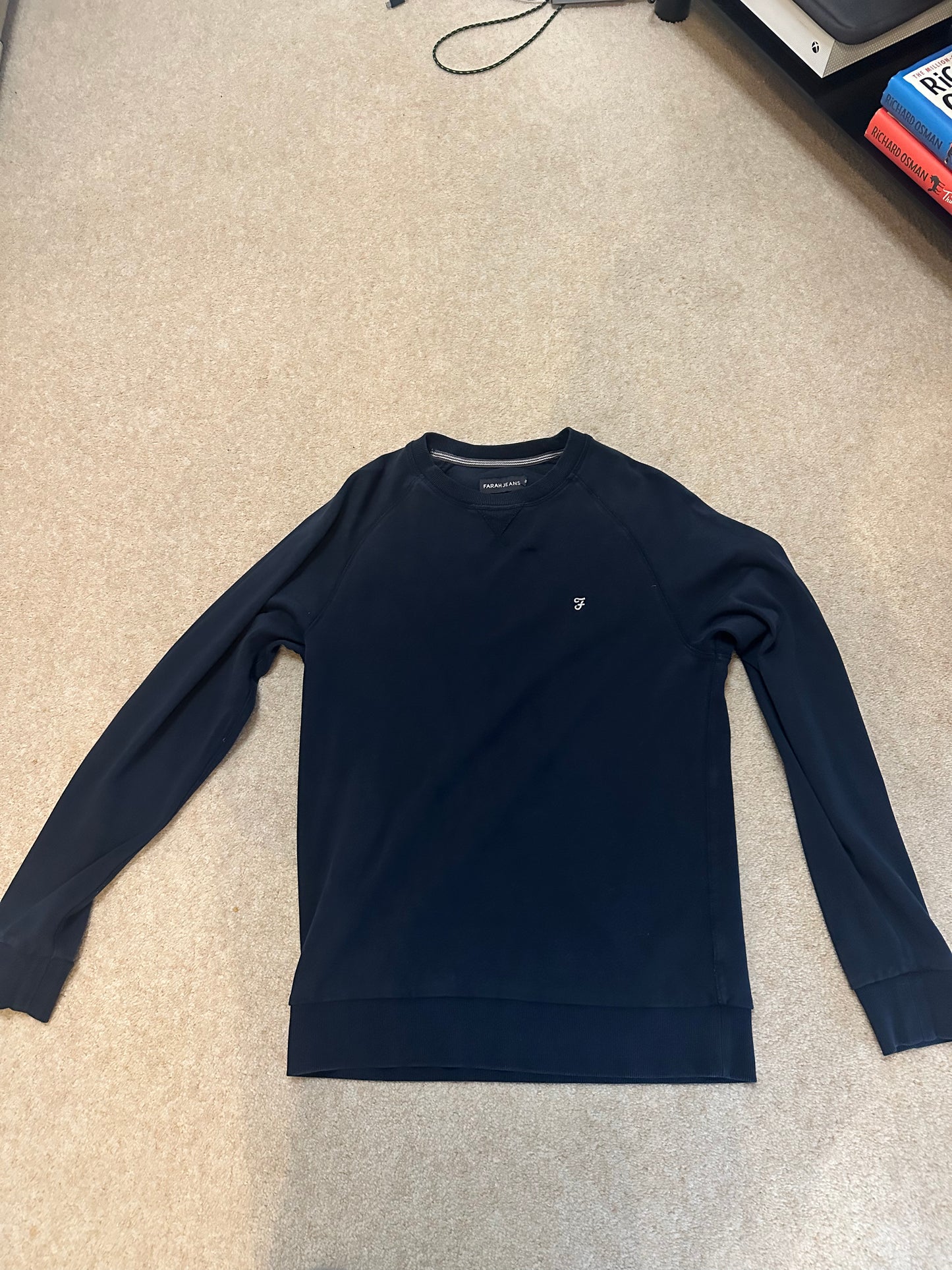 Farah Jeans Sweatshirt - Navy - Men's S