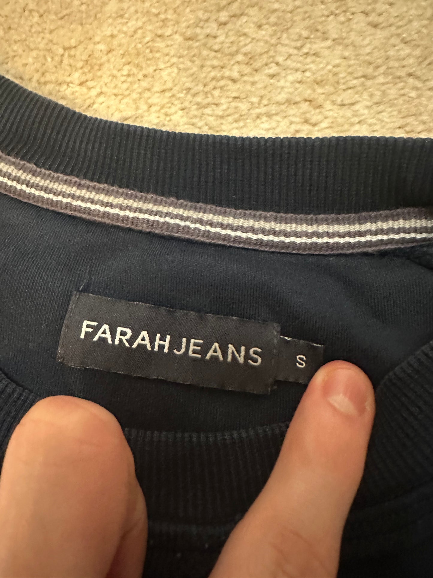 Farah Jeans Sweatshirt - Navy - Men's S